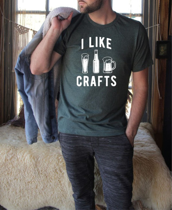 I Like Crafts Beer Crew Neck Softstyle Tee