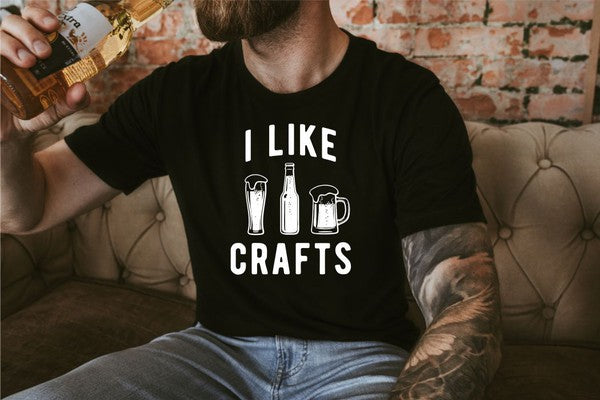 I Like Crafts Beer Crew Neck Softstyle Tee