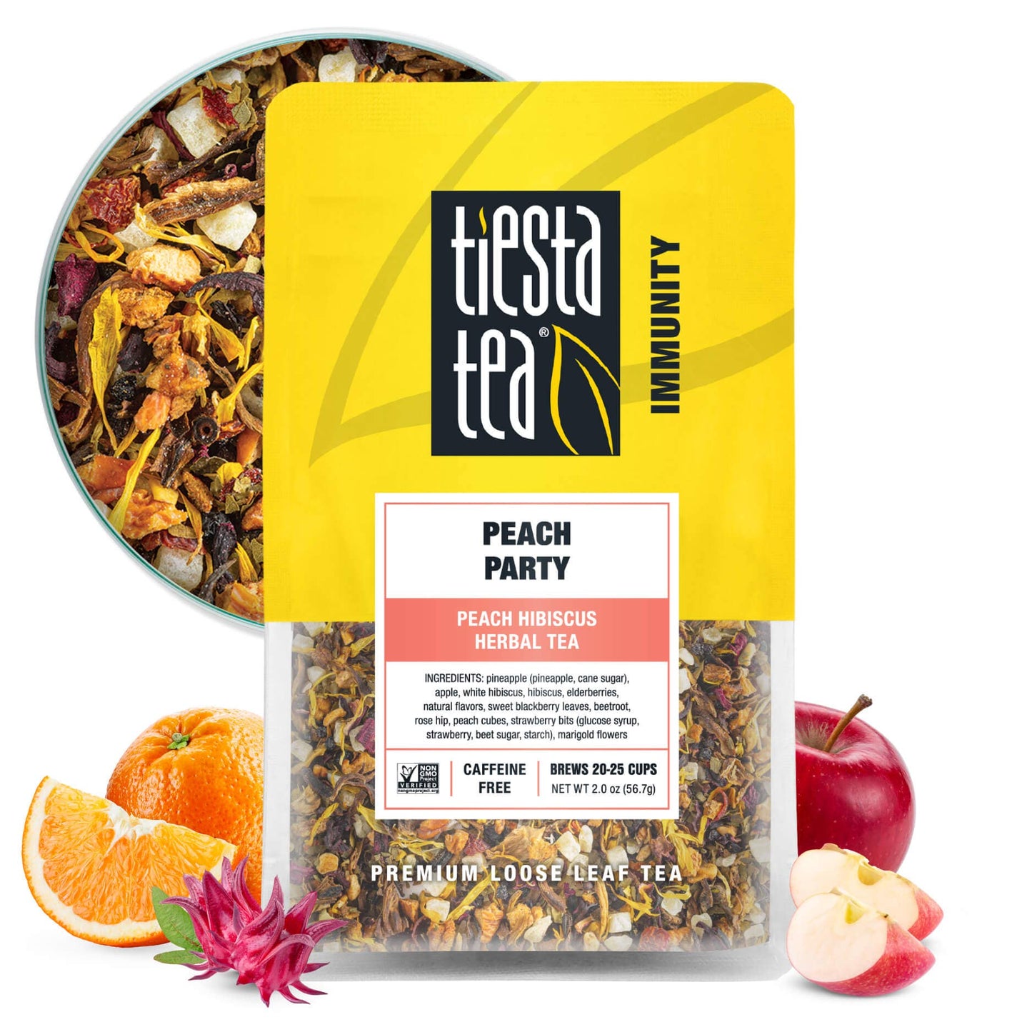 Peach Party - Peach Hibiscus Herbal Tea