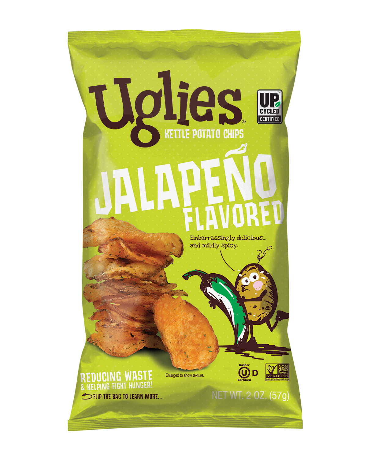 Uglies 2oz Jalapeno Kettle Cooked Potato Chips