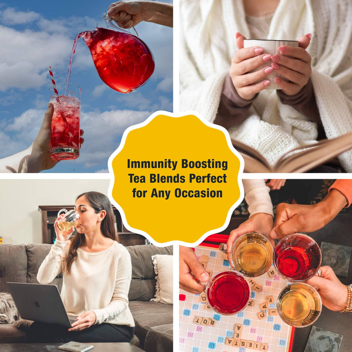 Peach Party - Peach Hibiscus Herbal Tea