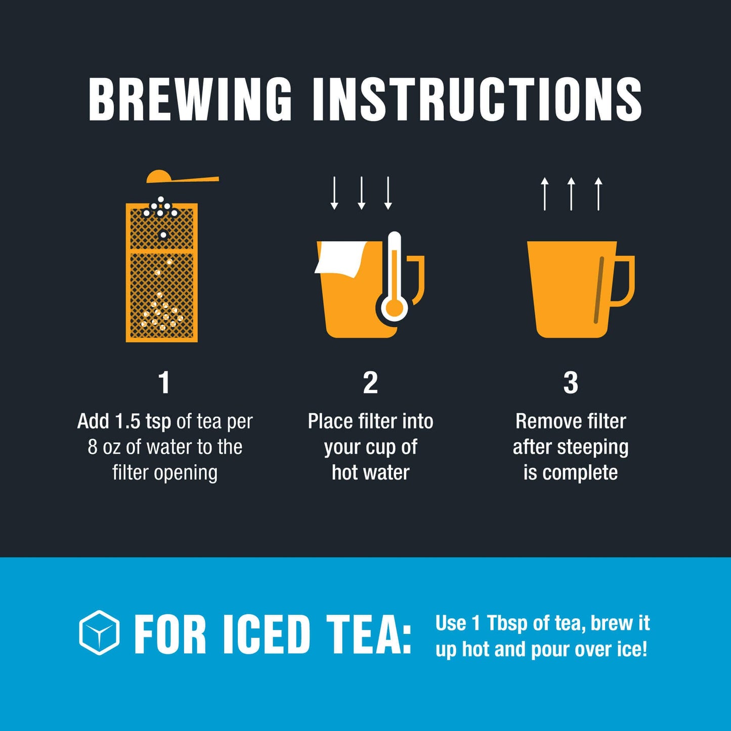 Tea Filters - Biodegradable Loose Leaf Tea Filters (6 Pack)