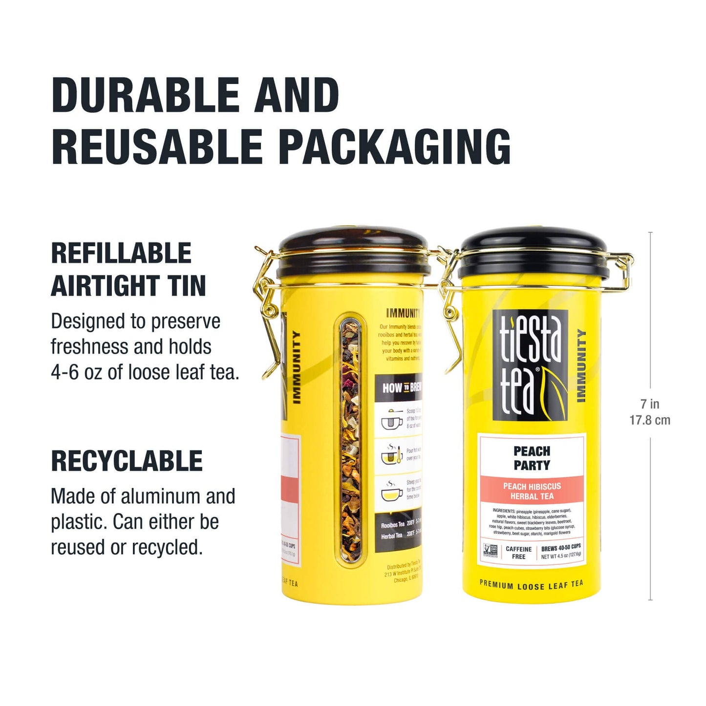 Peach Party - Peach Hibiscus Herbal Tea