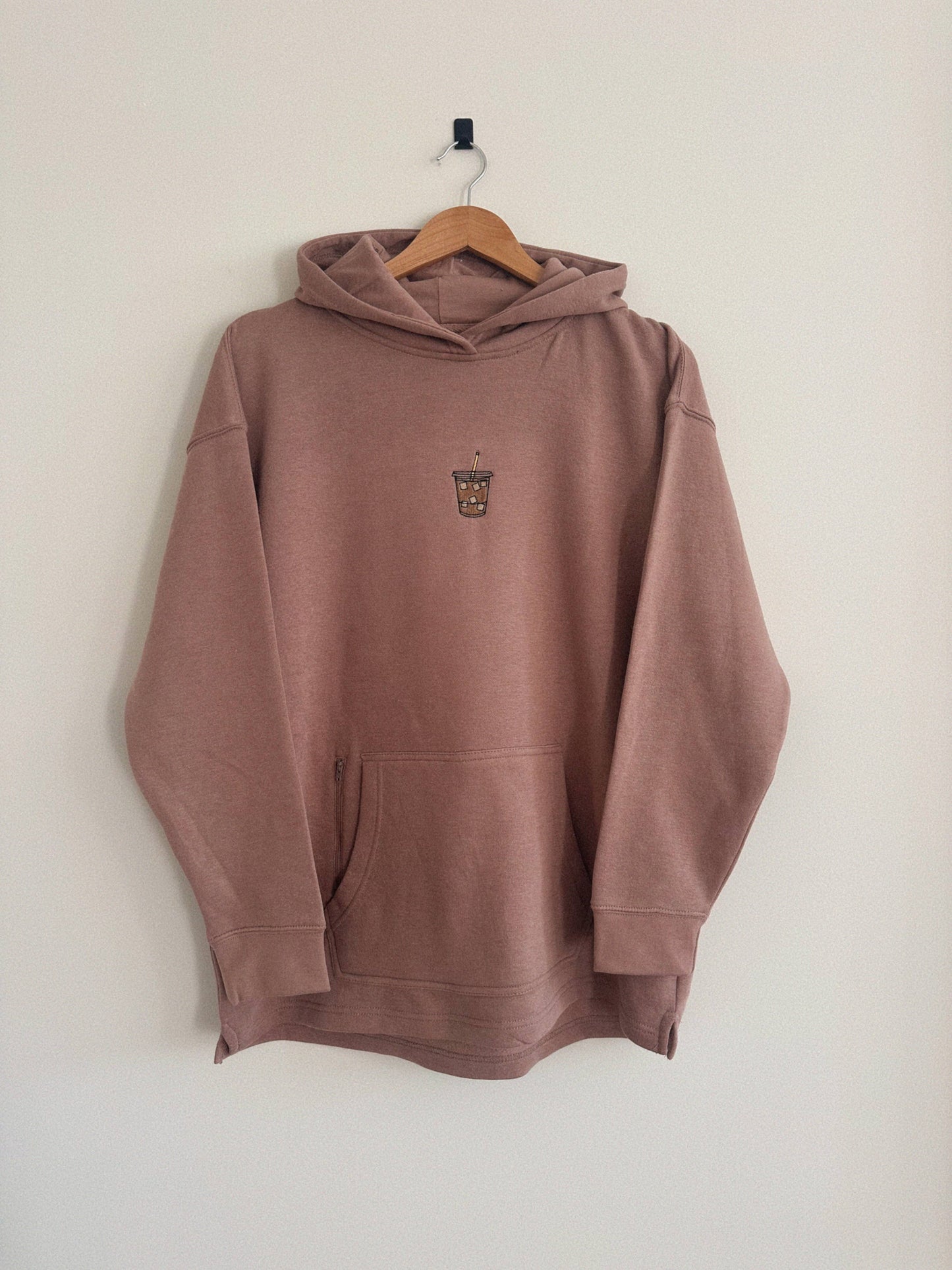 Drink Local Coffee Hoodie - Vineyard (Full Length)