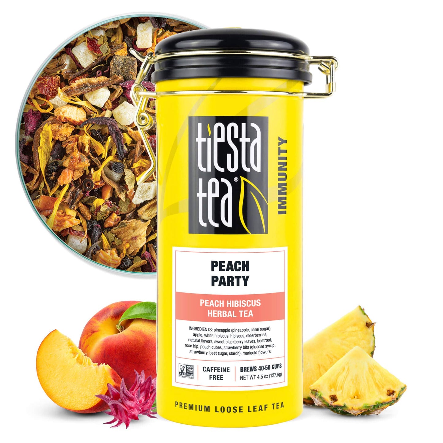 Peach Party - Peach Hibiscus Herbal Tea