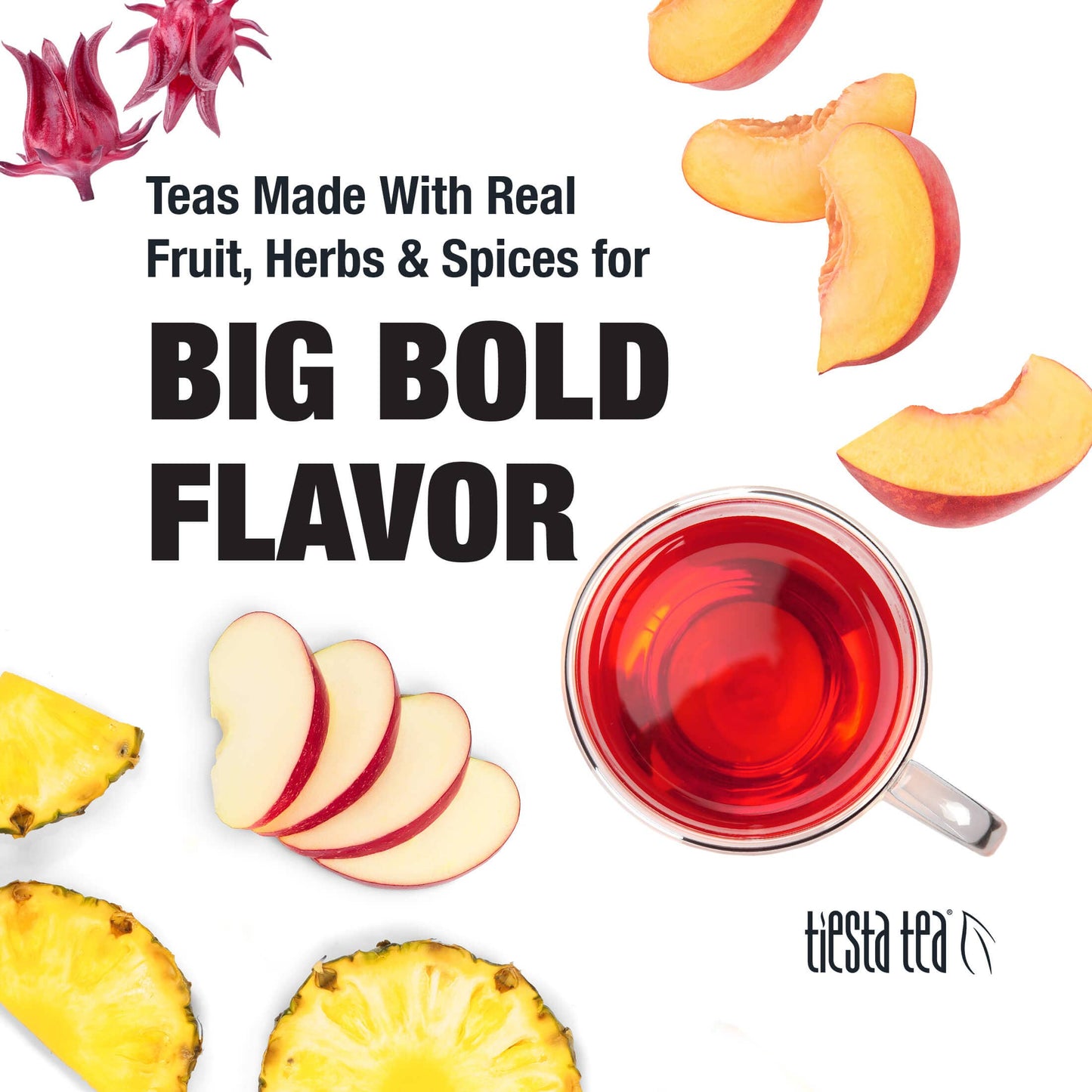 Peach Party - Peach Hibiscus Herbal Tea