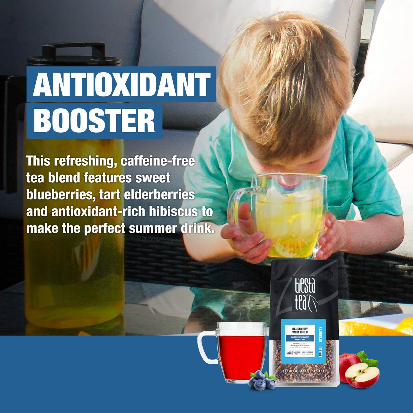 Blueberry Wild Child - Blueberry Hibiscus Herbal Tea