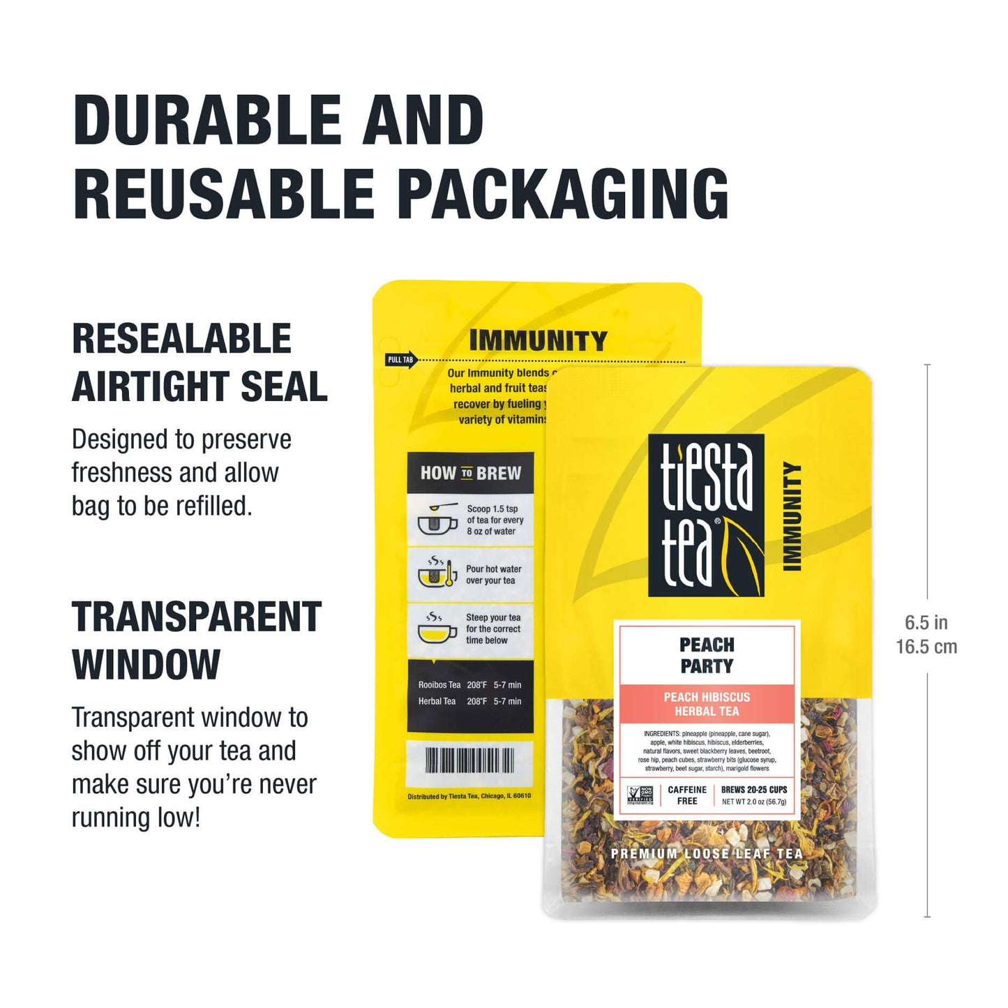 Peach Party - Peach Hibiscus Herbal Tea