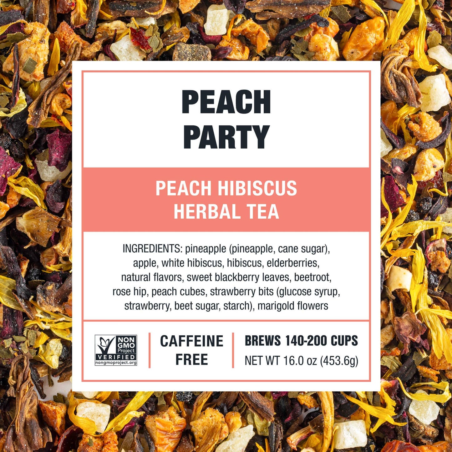 Peach Party - Peach Hibiscus Herbal Tea