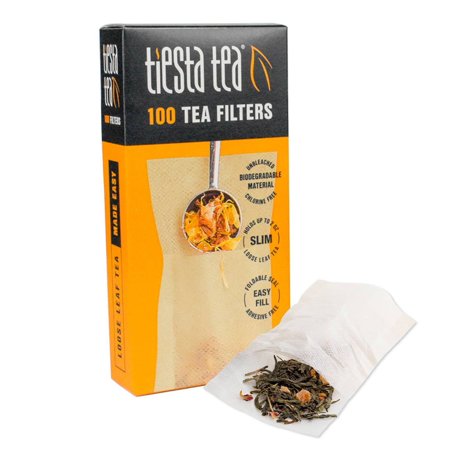 Tea Filters - Biodegradable Loose Leaf Tea Filters (6 Pack)