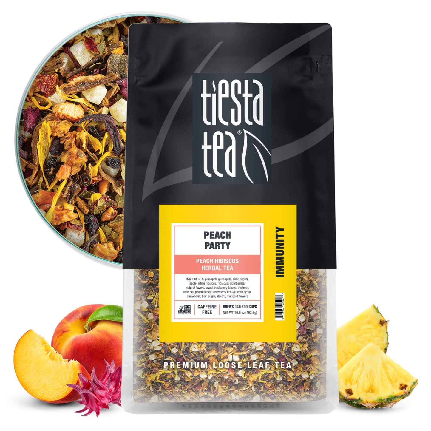 Peach Party - Peach Hibiscus Herbal Tea
