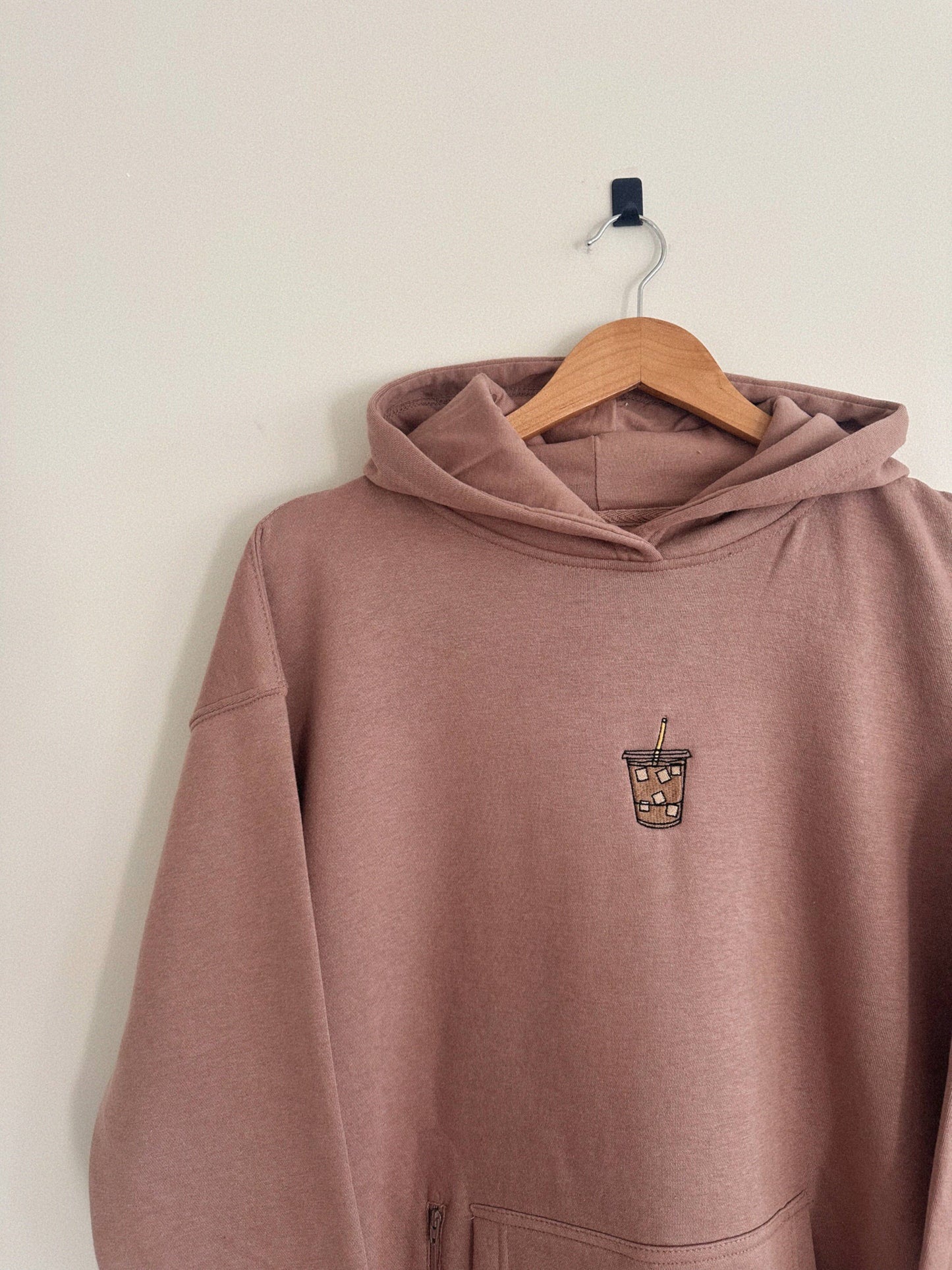 Drink Local Coffee Hoodie - Vineyard (Full Length)