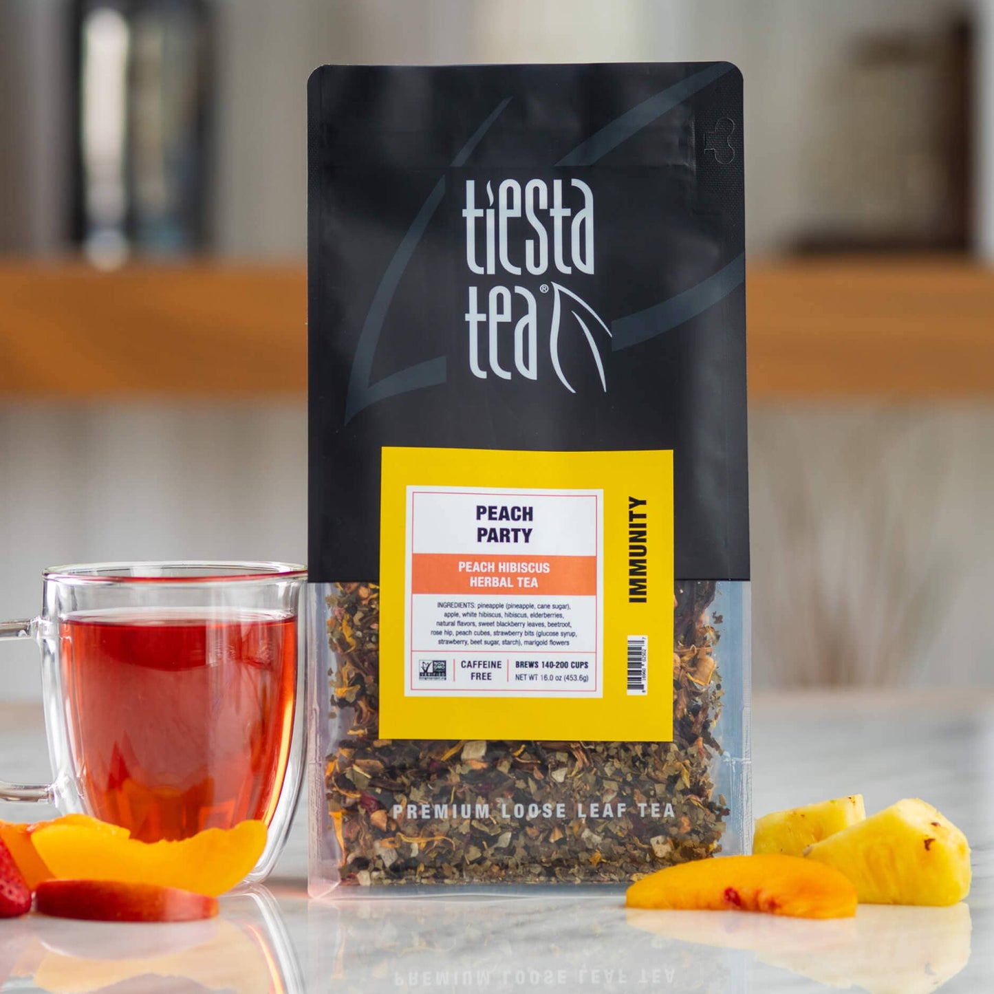 Peach Party - Peach Hibiscus Herbal Tea