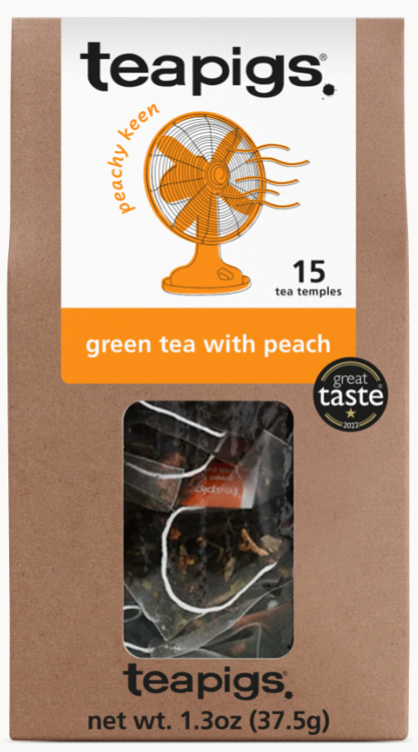 Green Tea with Peach - 15 temples