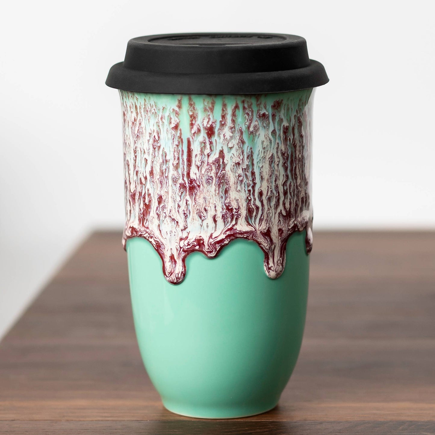 Nebula Ceramic Travel Mug – 16oz with Lid & Sleeve